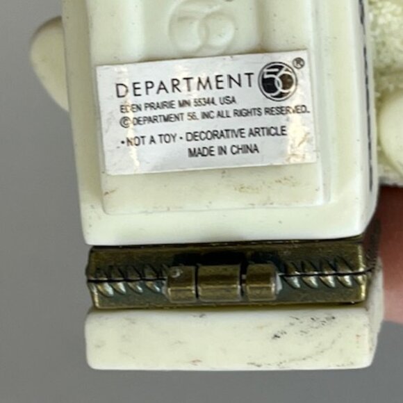 VTG Snow Babies Hugs & Kisses 1999 Hinged Mini Mailbox 2"x3" - Picture 8 of 16